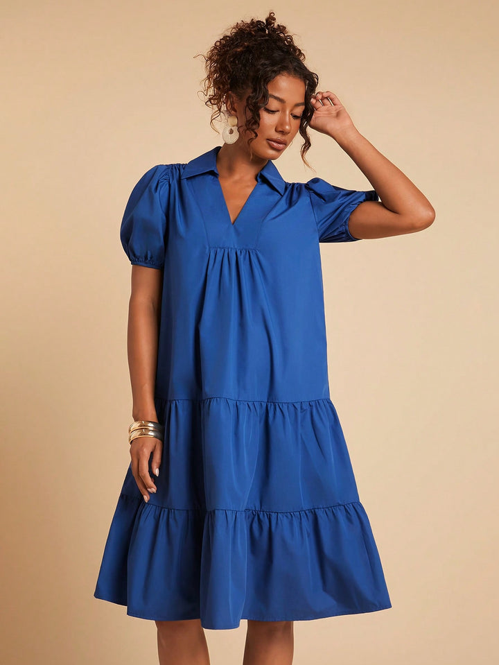 Rochie midi SHEIN, albastru
