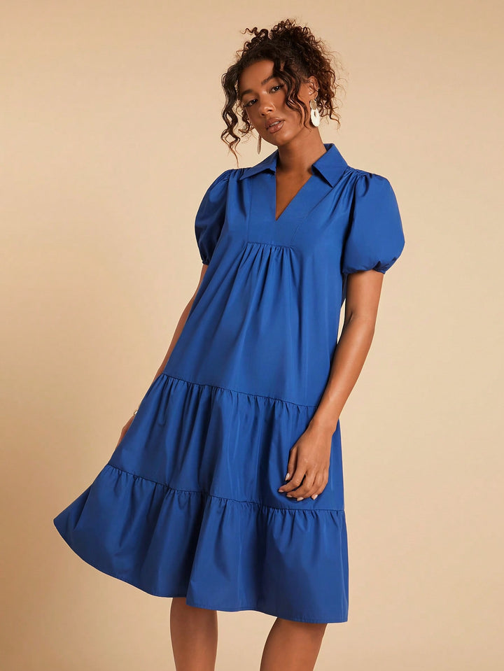 Rochie midi SHEIN, albastru