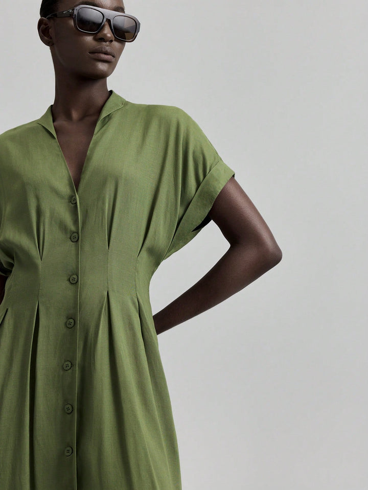 Rochie maxi SHEIN, verde