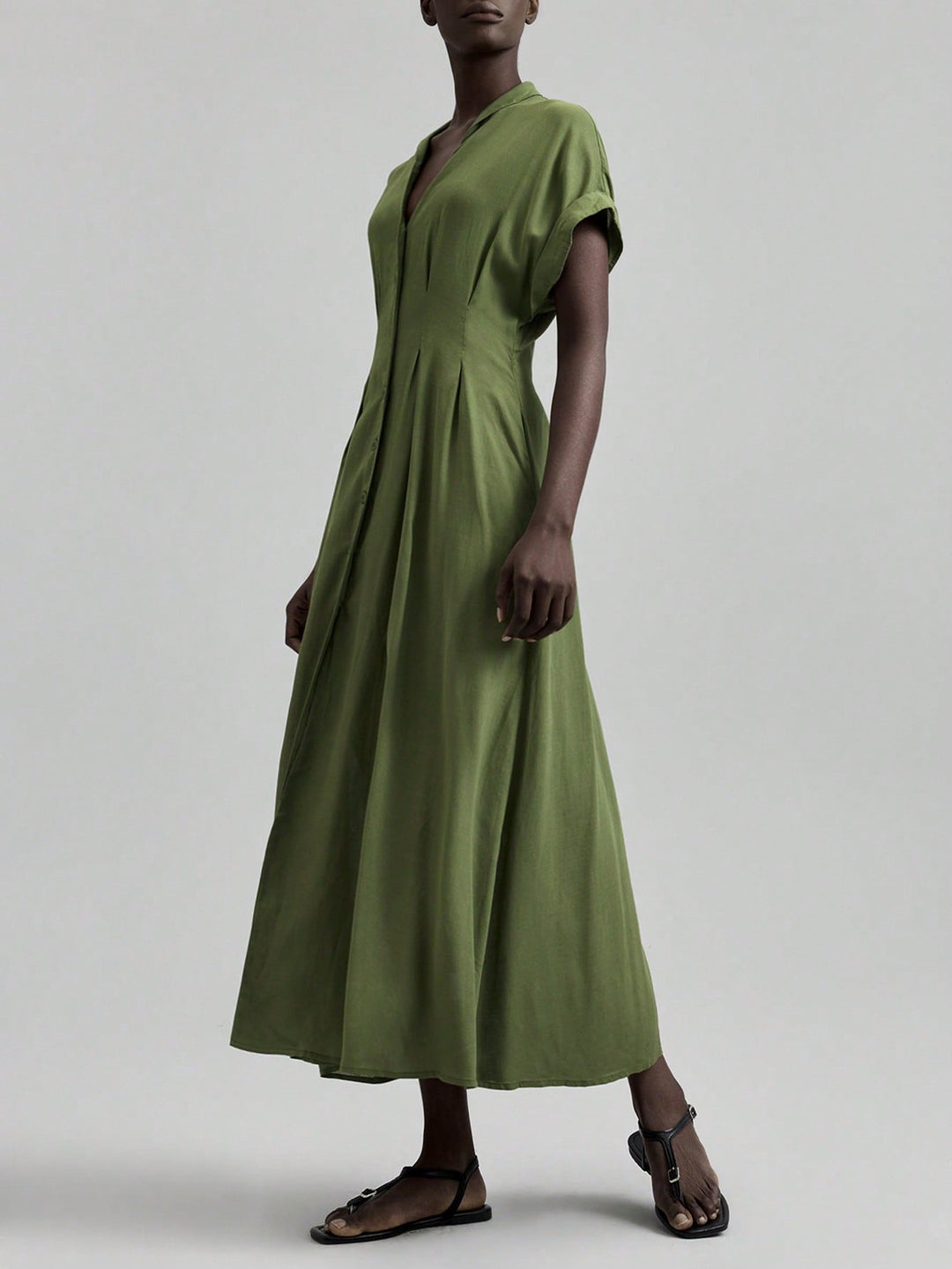 Rochie maxi SHEIN, verde