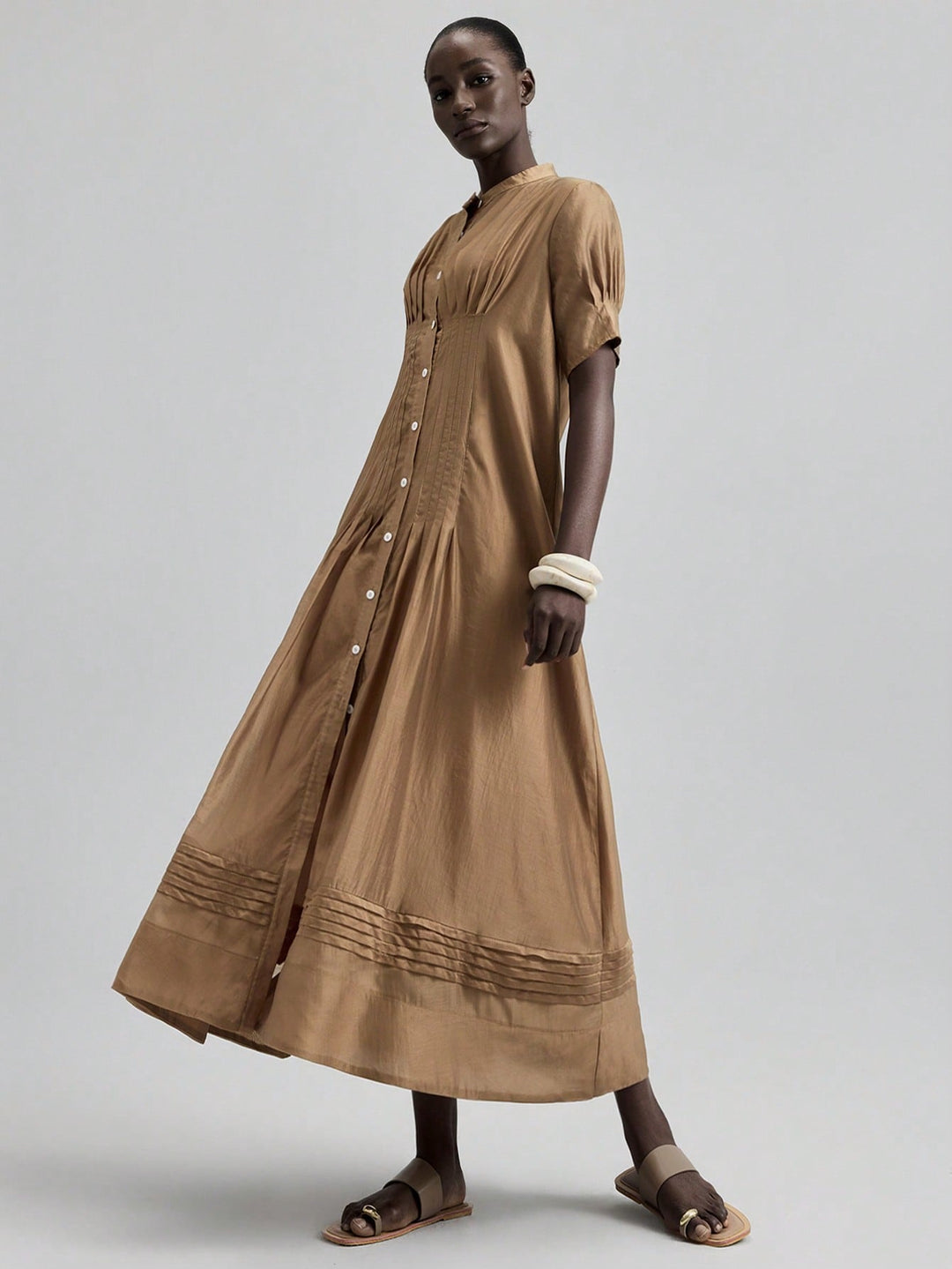 Rochie maxi SHEIN, maro