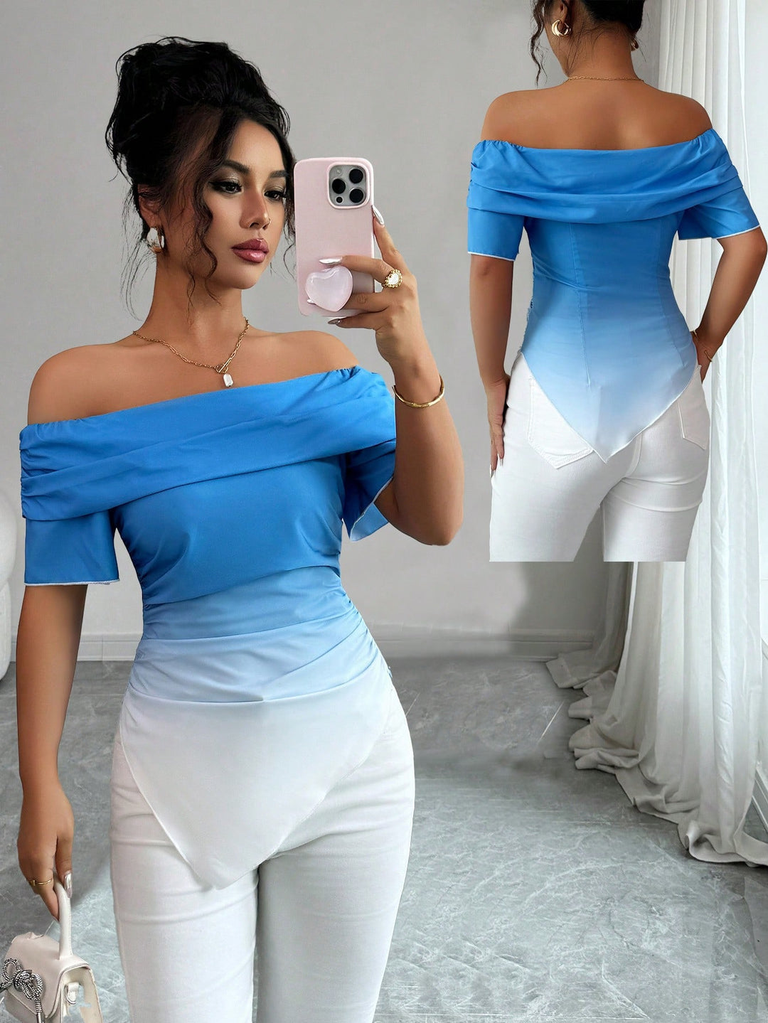 Bluza SHEIN, albastru