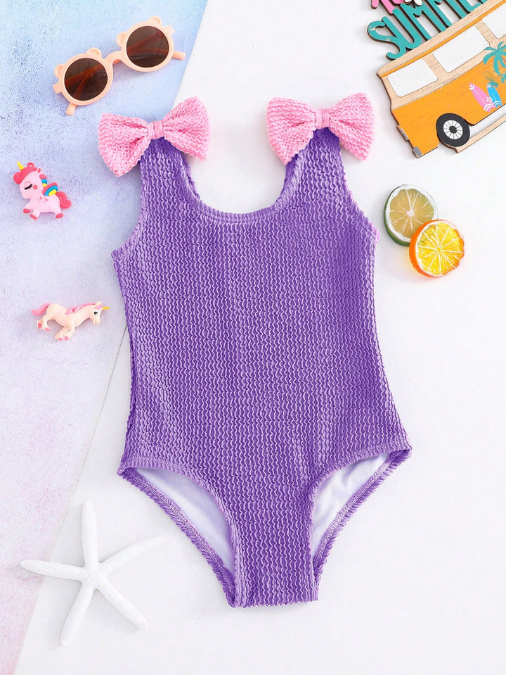 Costum de baie întreg SHEIN, mov