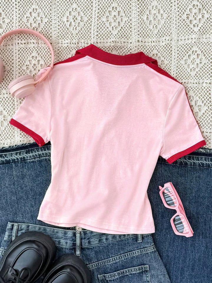 Tricou SHEIN, roz