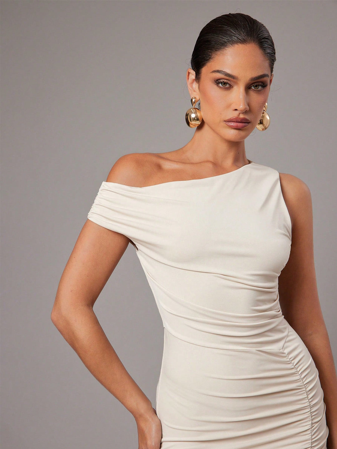 Rochie maxi SHEIN, gri