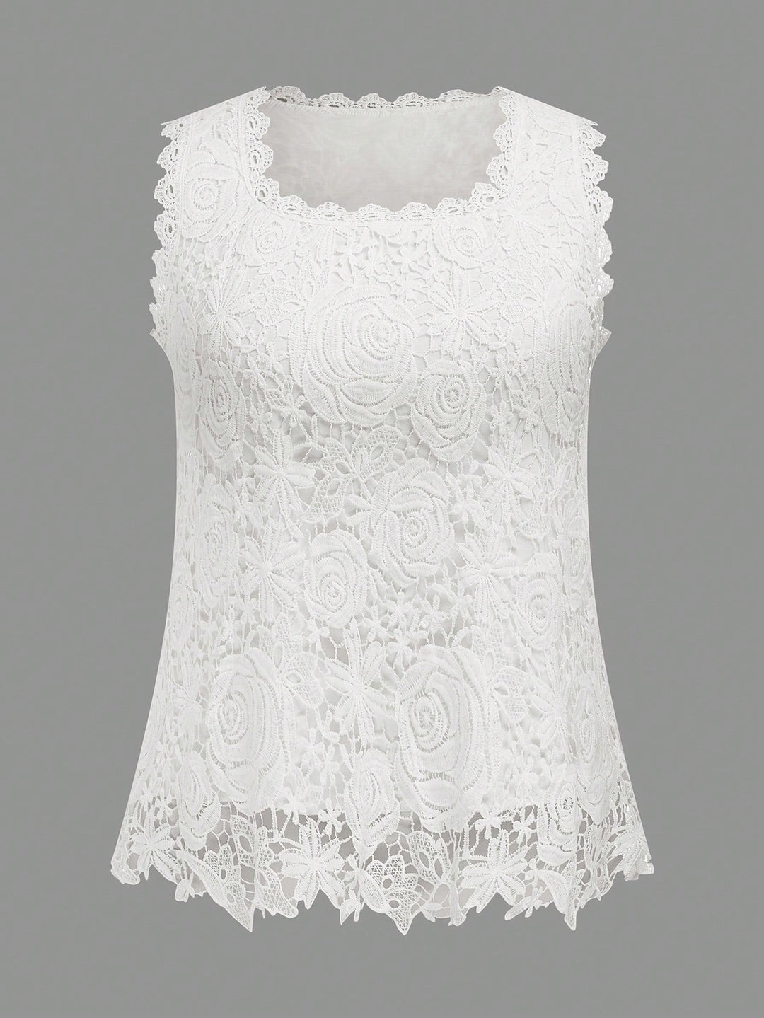 Top SHEIN, alb