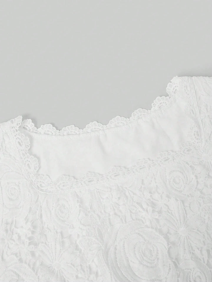 Top SHEIN, alb