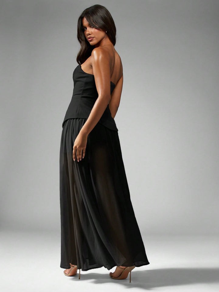 Rochie maxi SHEIN, negru