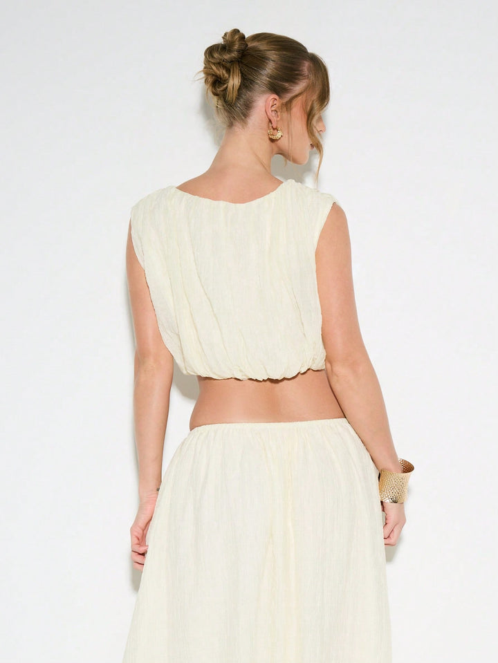 Top SHEIN, crem