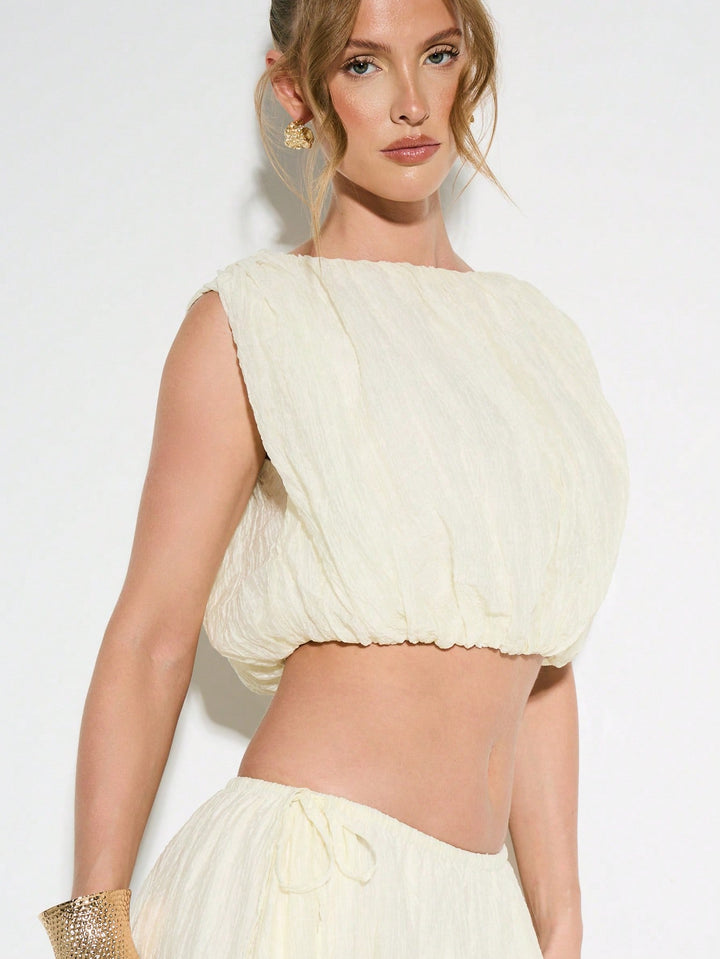 Top SHEIN, crem