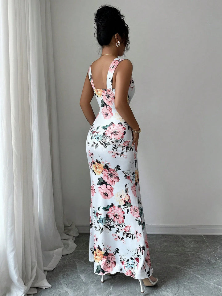 Rochie maxi SHEIN, mix culori