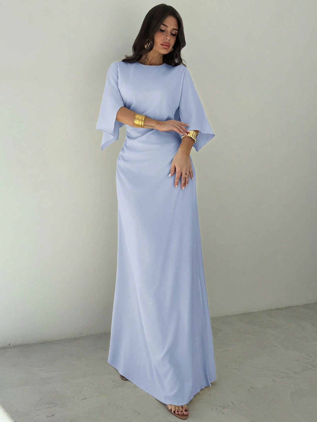 Rochie maxi SHEIN, albastru