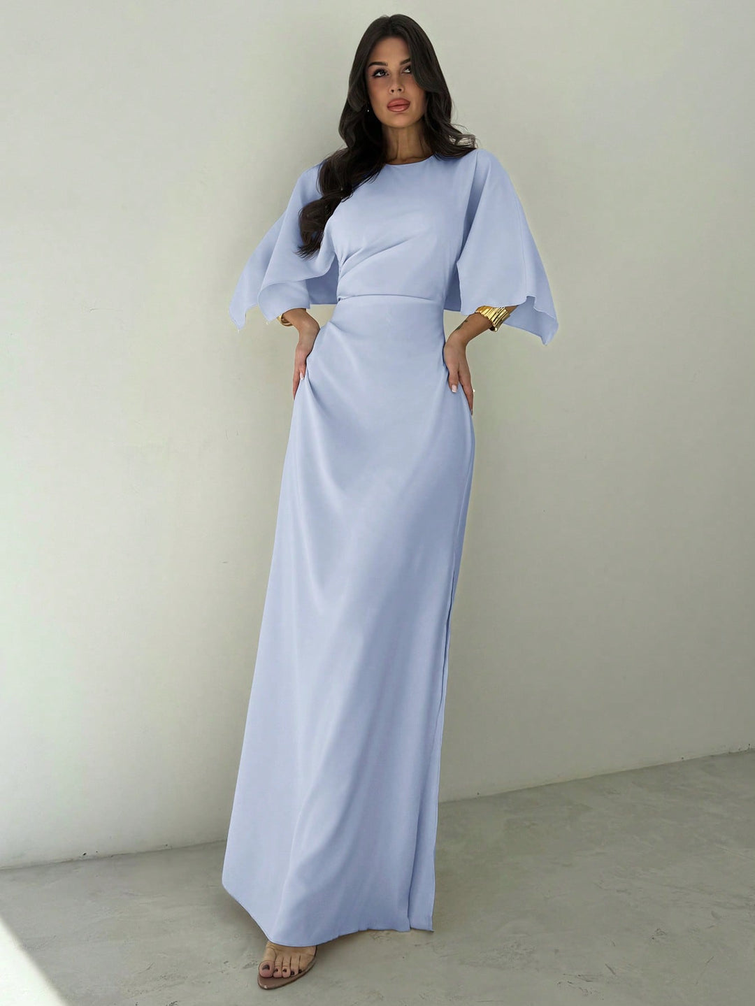 Rochie maxi SHEIN, albastru
