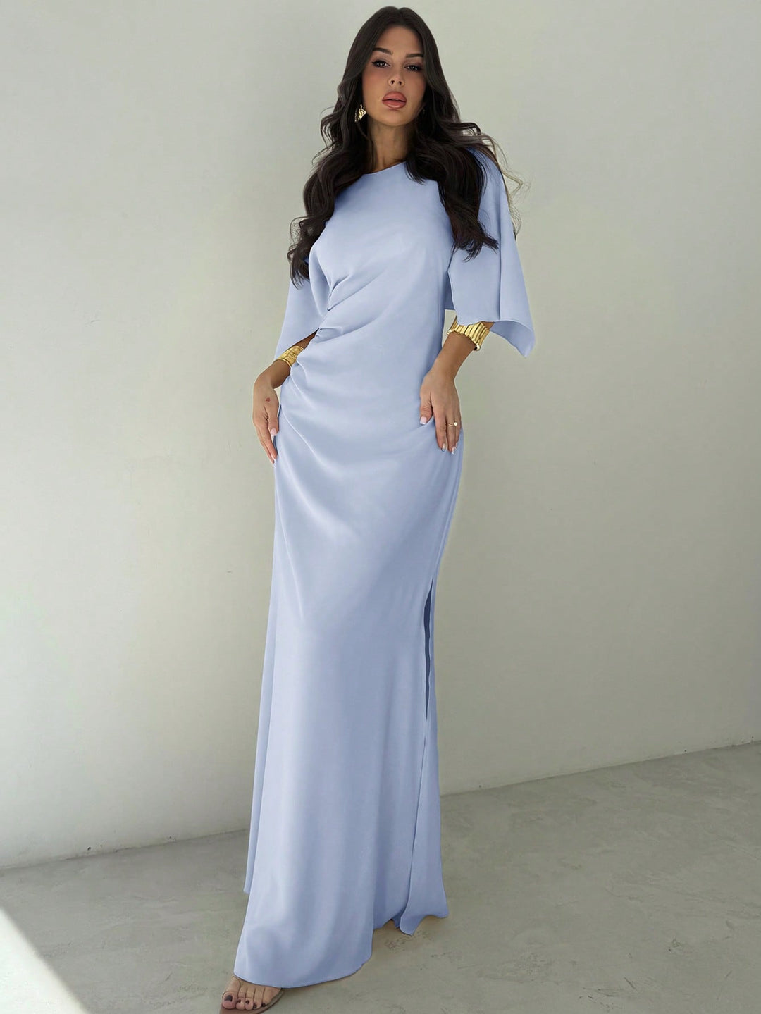 Rochie maxi SHEIN, albastru