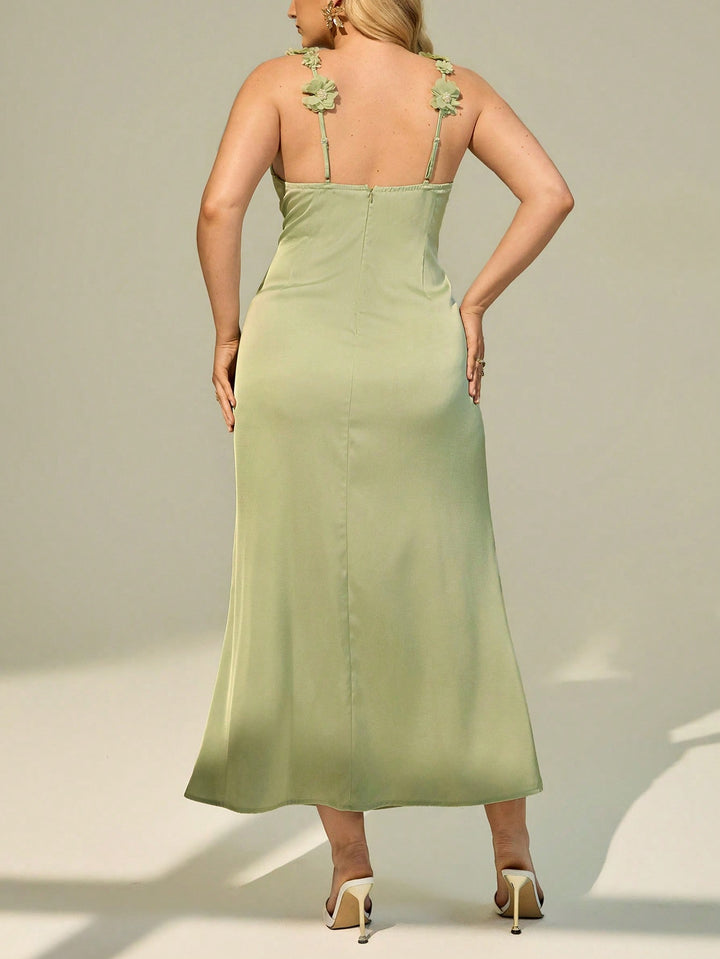 Rochie midi SHEIN, verde