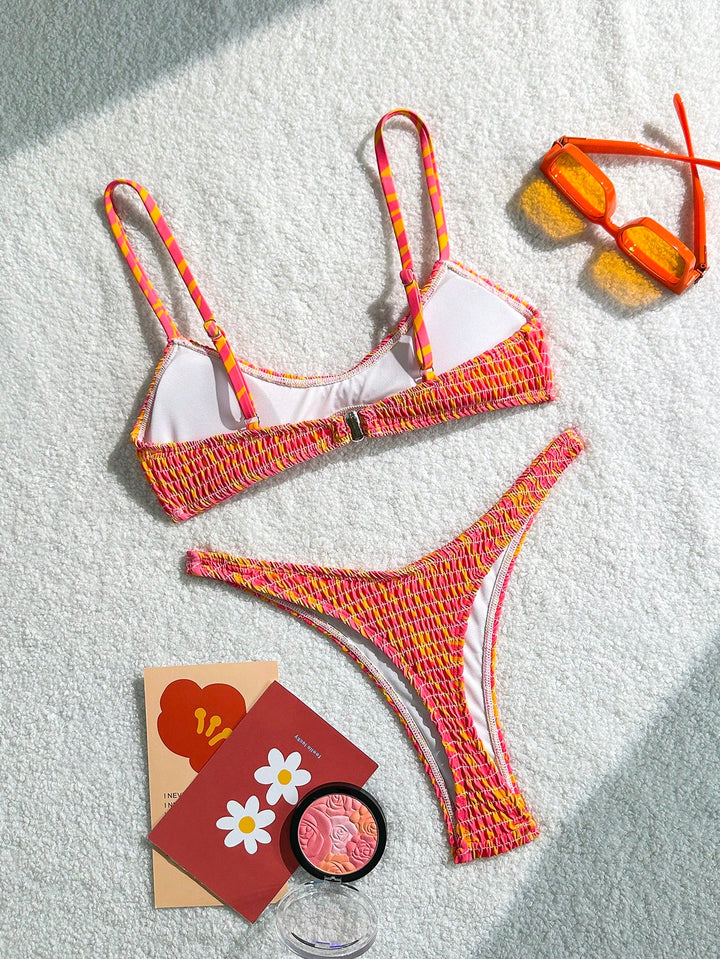 Costum de baie SHEIN, mix culori