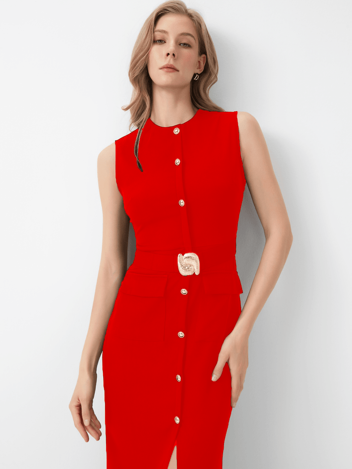 Rochie maxi SHEIN, roșu