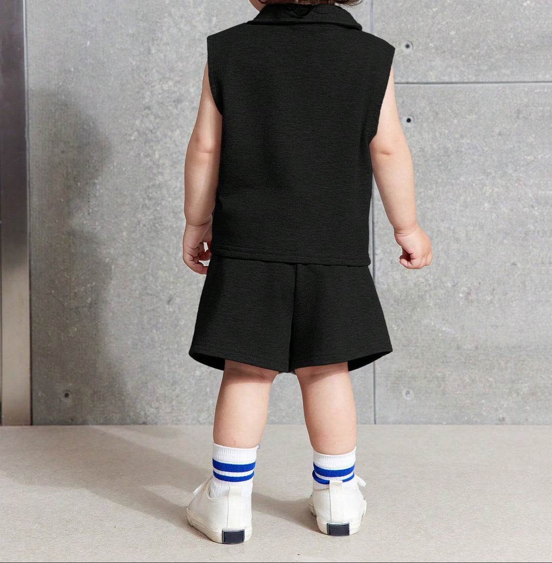 Pantaloni scurți SHEIN, negru