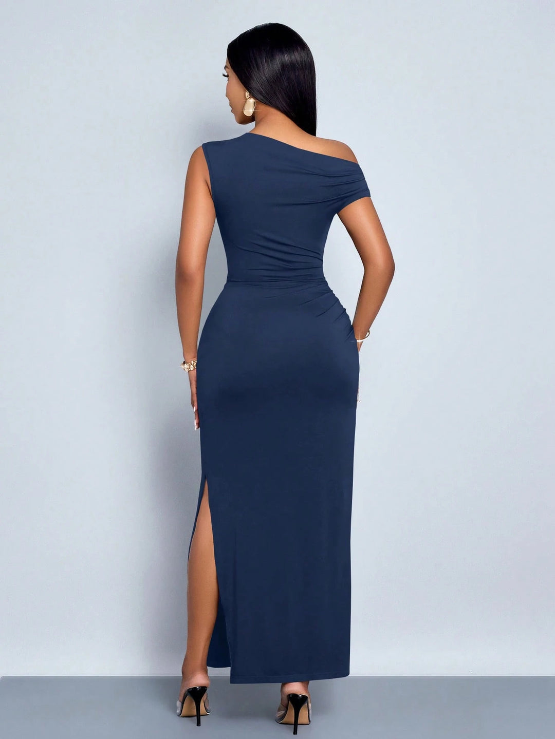 Rochie midi SHEIN, albastru
