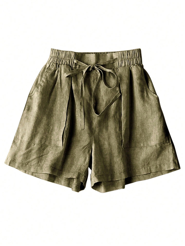 Pantaloni scurți SHEIN, kaki
