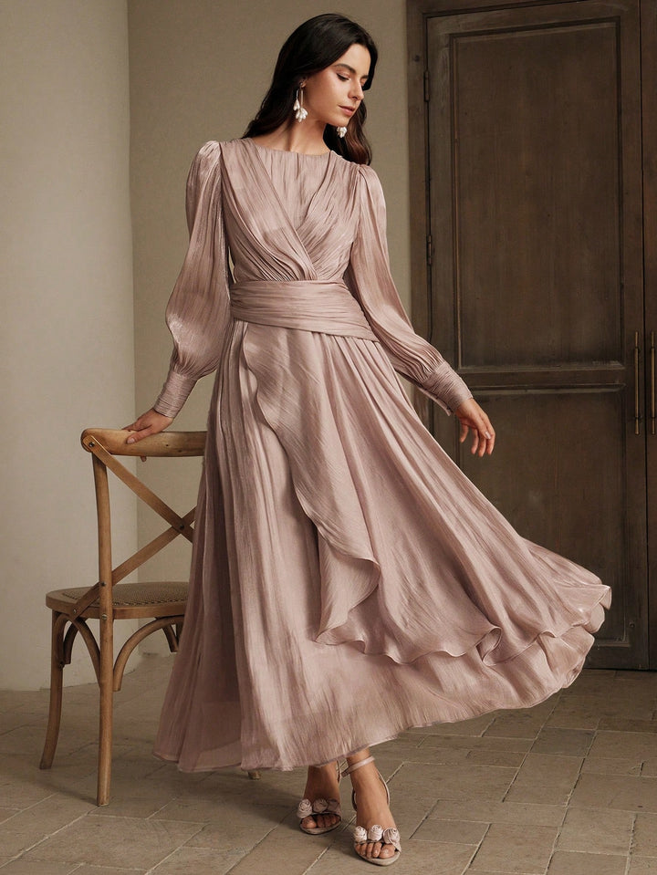 Rochie maxi SHEIN, vișiniu