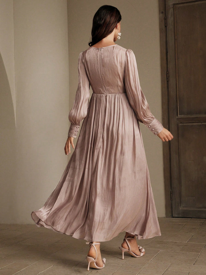 Rochie maxi SHEIN, vișiniu