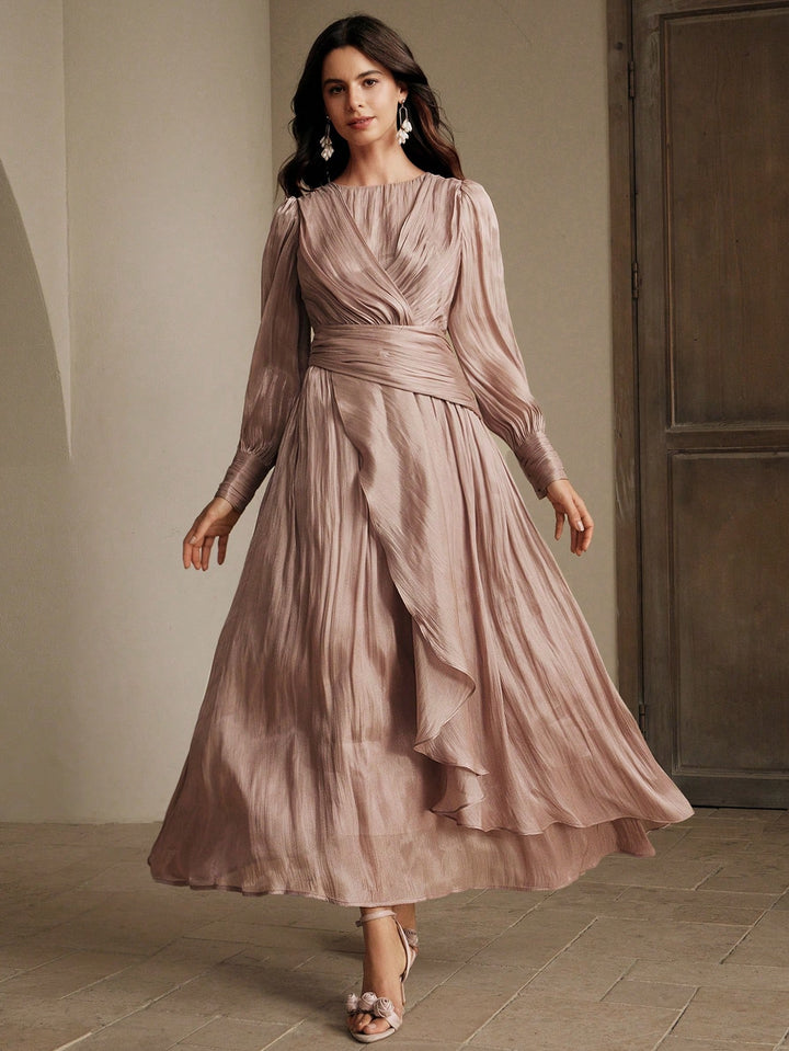 Rochie maxi SHEIN, vișiniu