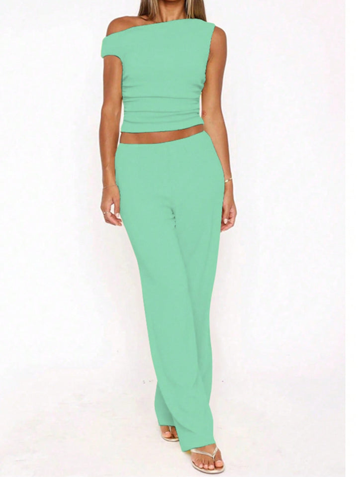 Top SHEIN, verde