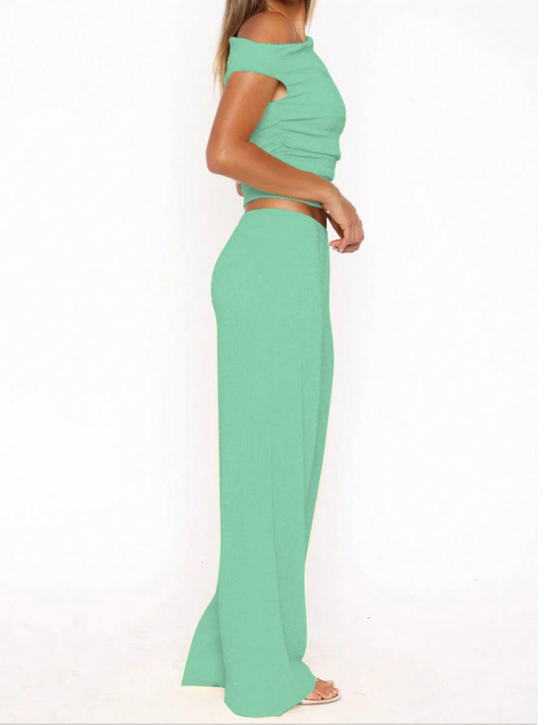 Top SHEIN, verde