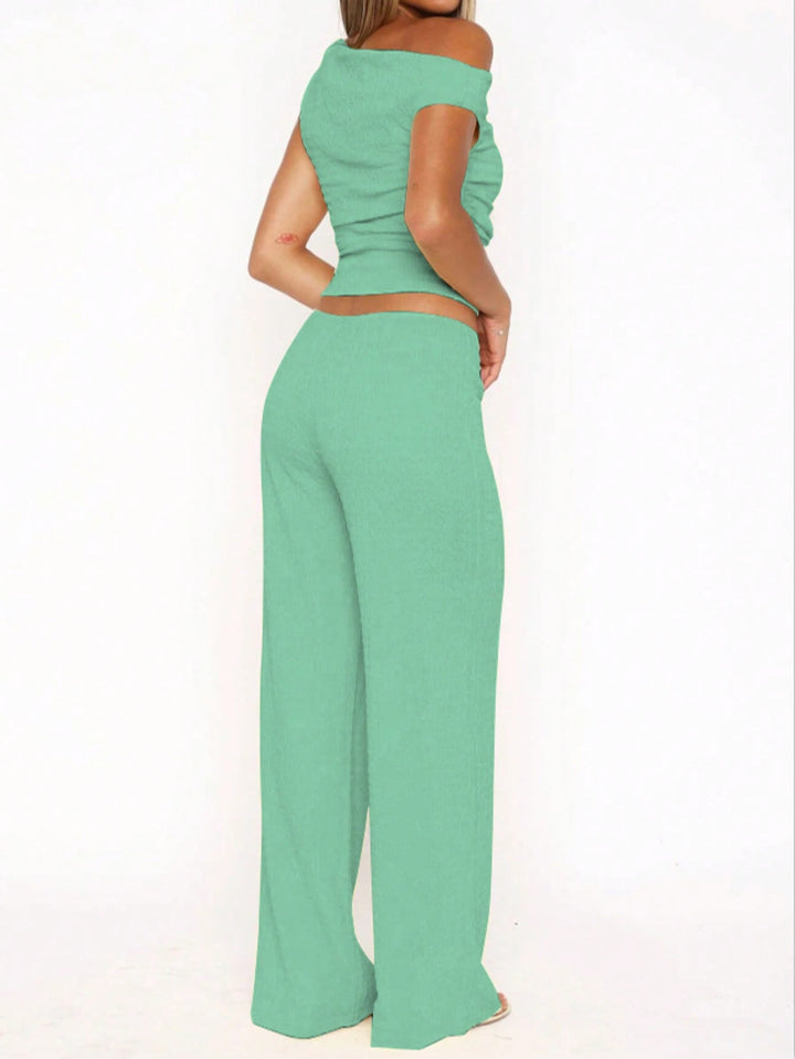 Top SHEIN, verde