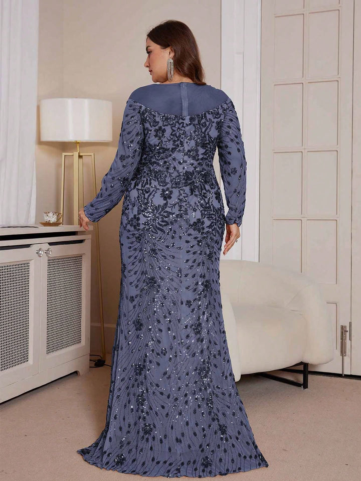 Rochie de ocazie SHEIN, albastru