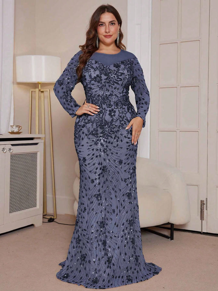 Rochie de ocazie SHEIN, albastru