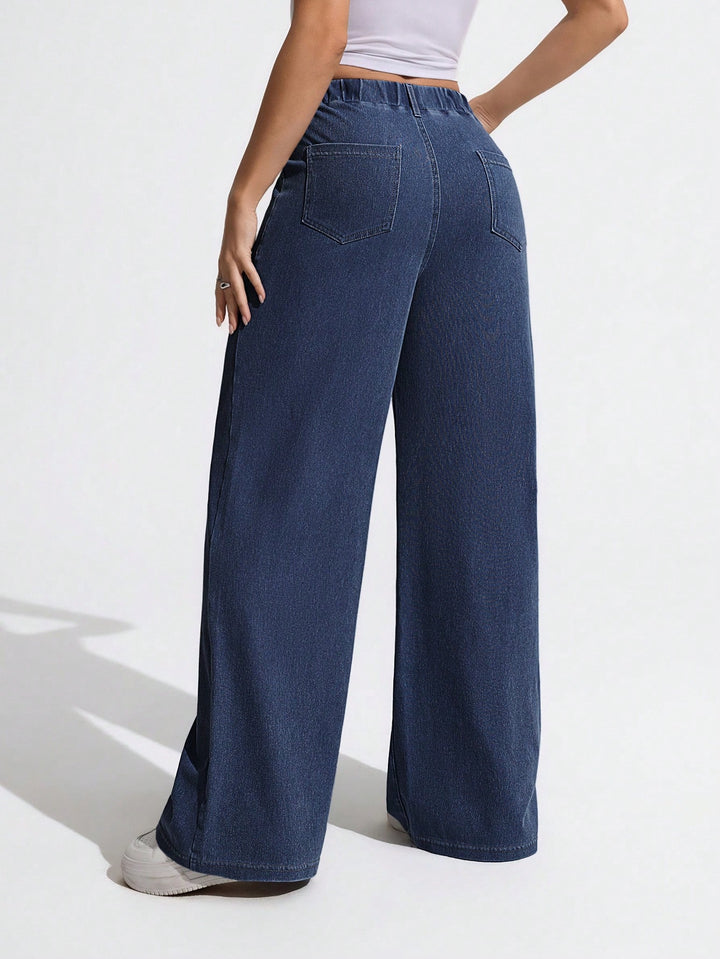 Pantaloni Shein, albastru