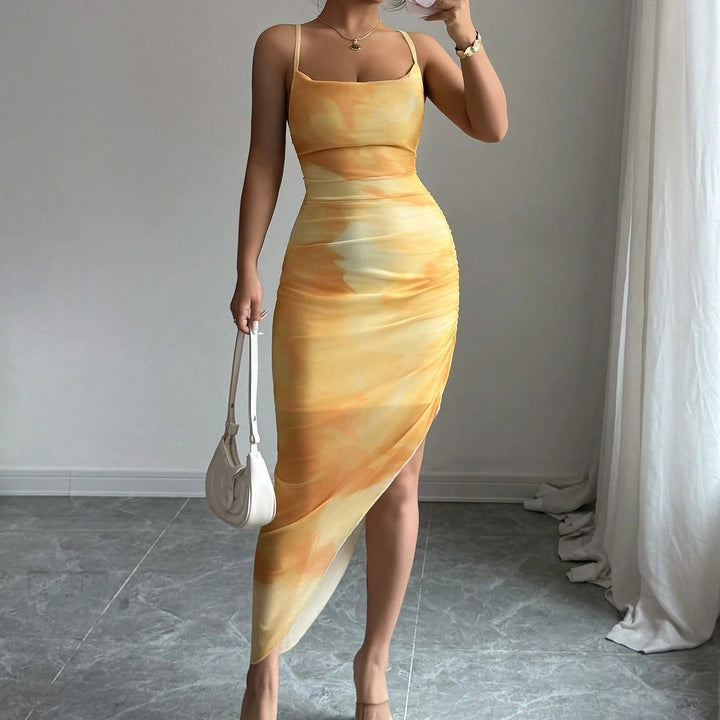 Rochie midi SHEIN, galben