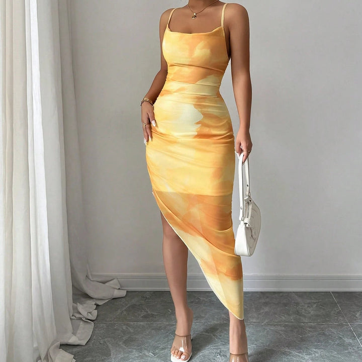 Rochie midi SHEIN, galben