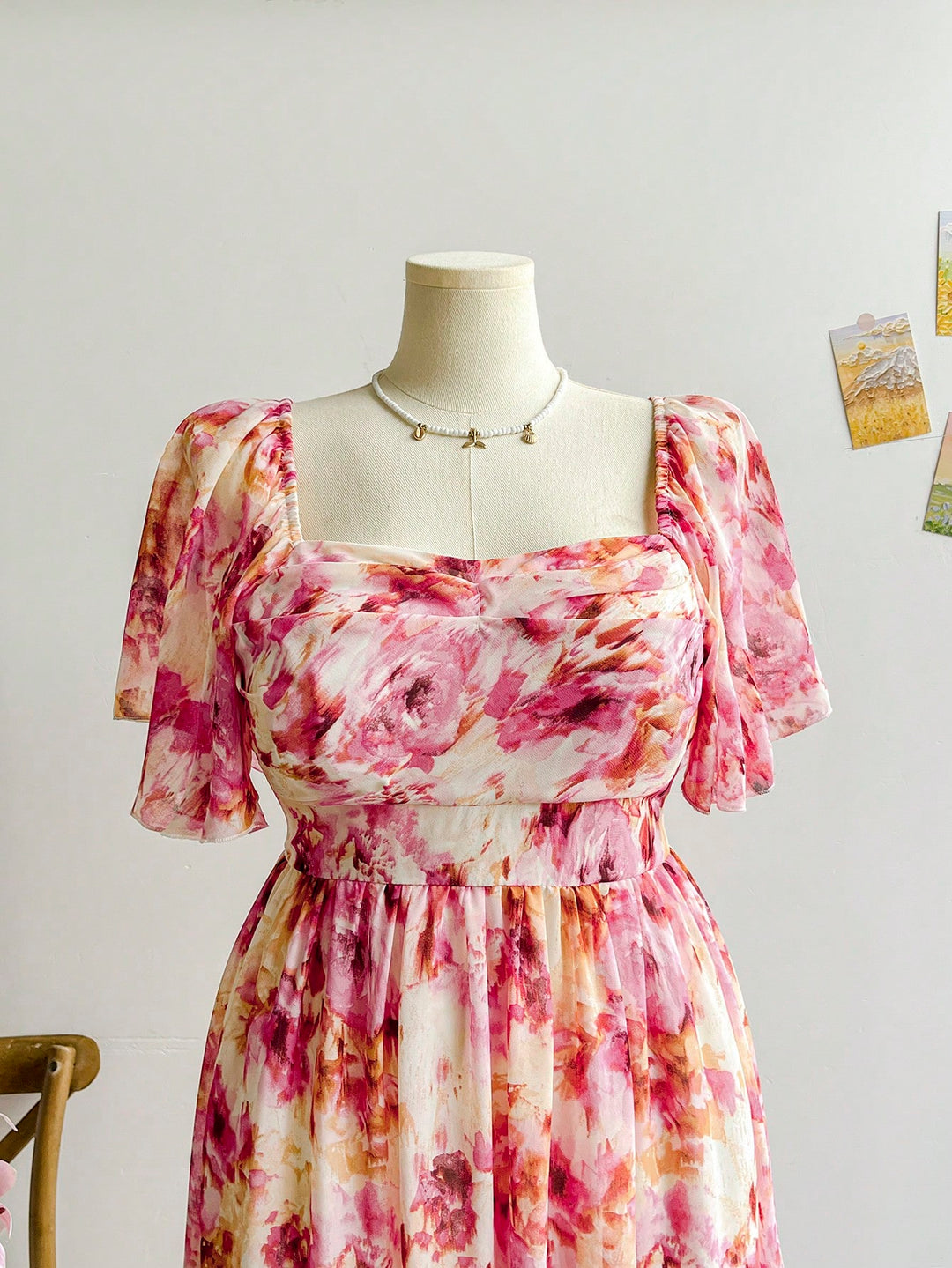 Rochie midi SHEIN, mix culori