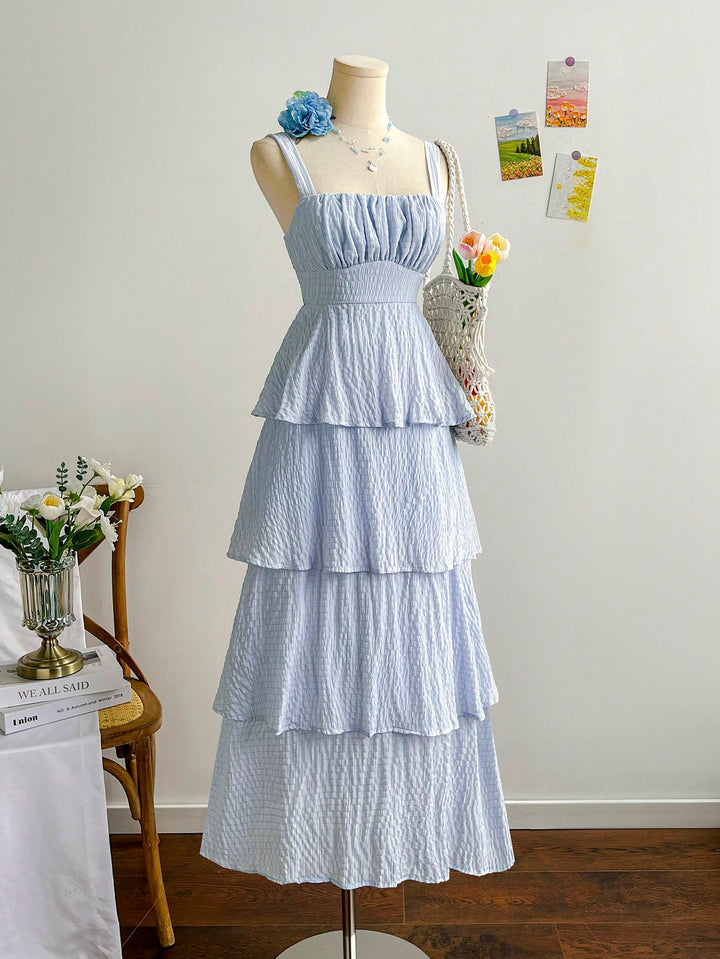 Rochie maxi SHEIN, albastru
