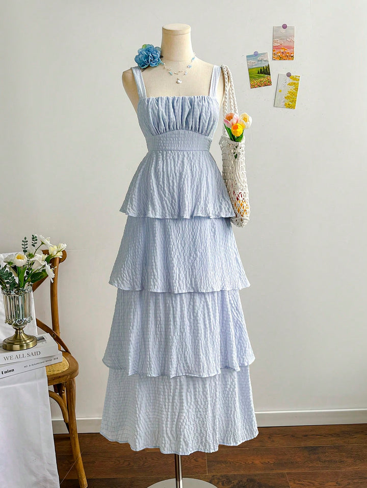 Rochie maxi SHEIN, albastru
