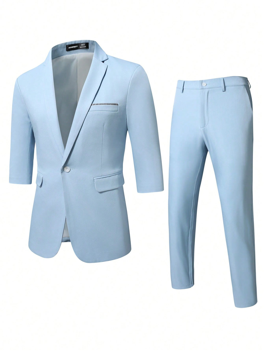 Costum SHEIN, albastru