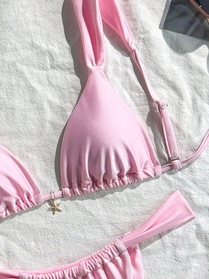 Costum de baie SHEIN, roz