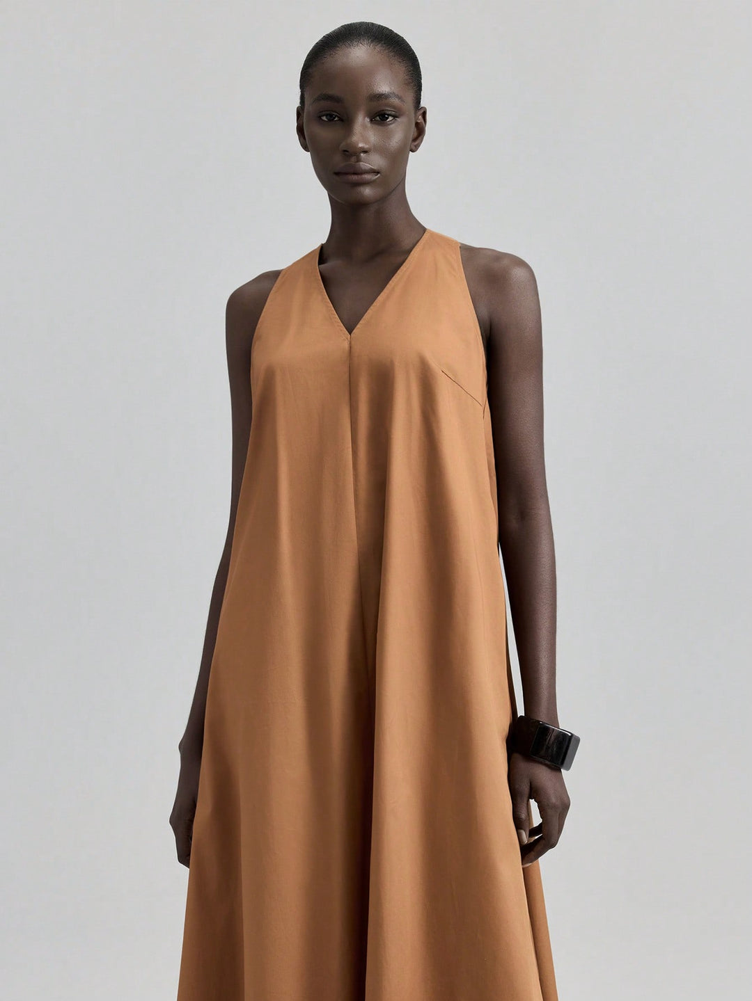 Rochie midi SHEIN, maro