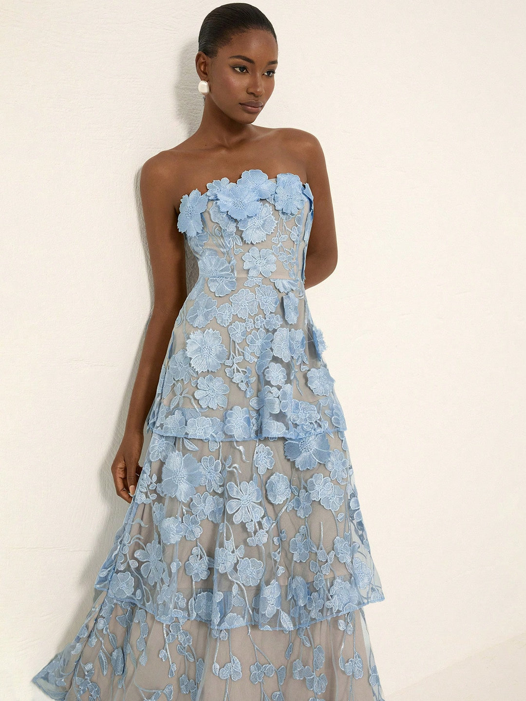 Rochie maxi SHEIN, albastru