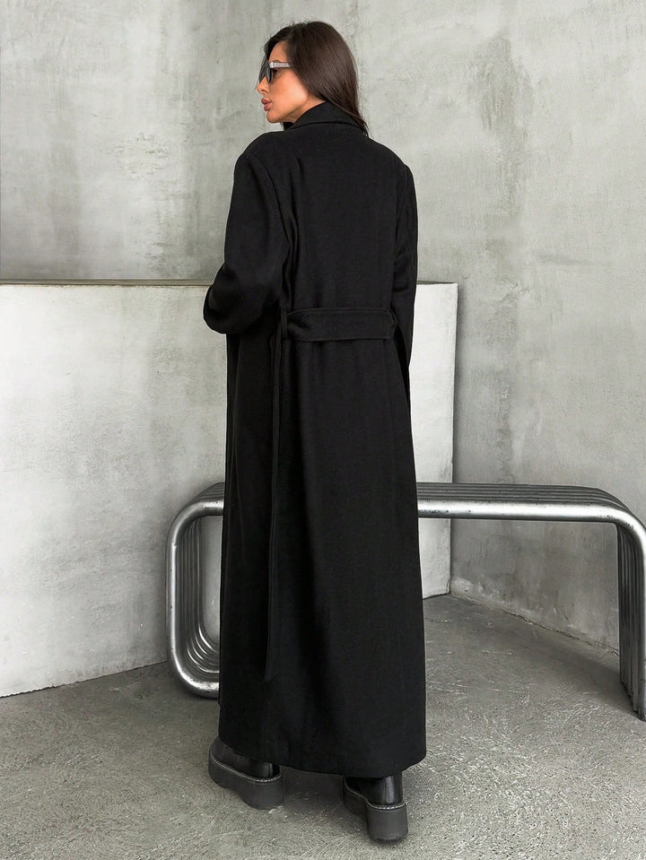 Palton lung SHEIN, negru