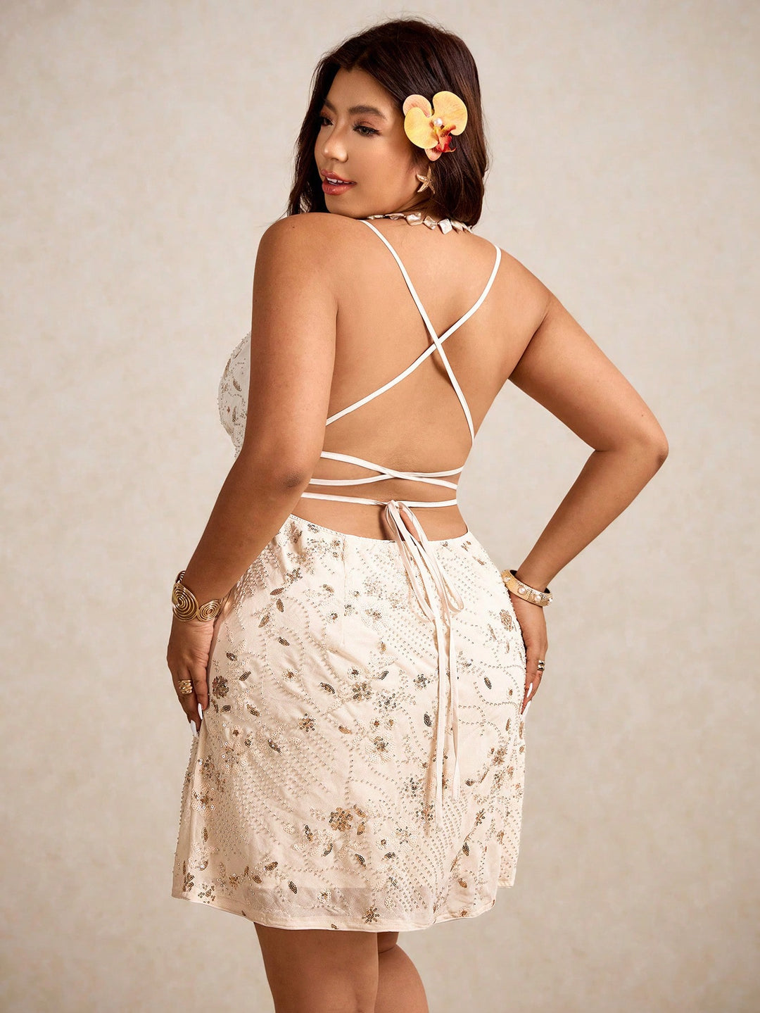 Rochie SHEIN, bej