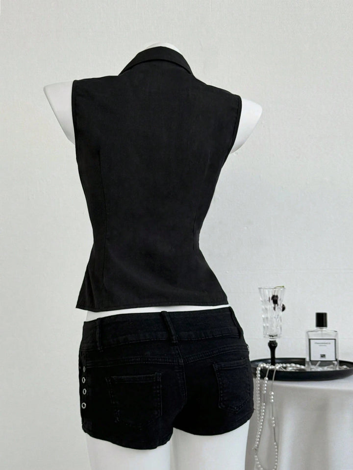 Top SHEIN, negru