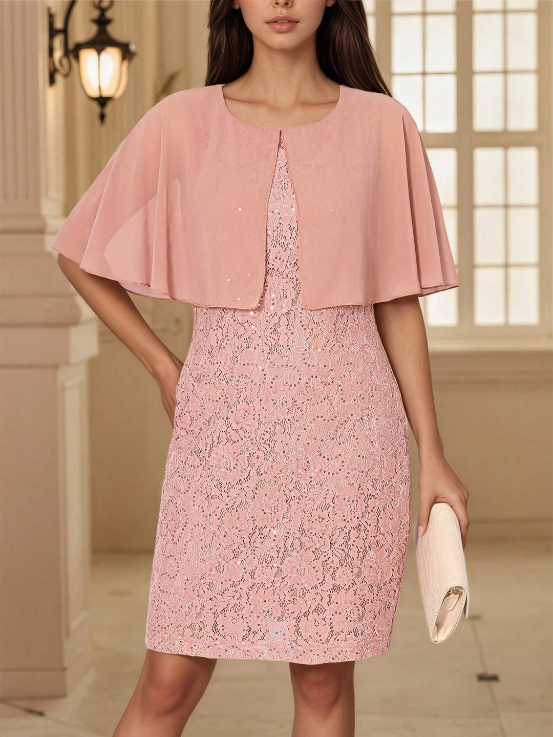 Rochie mini Shein, roz
