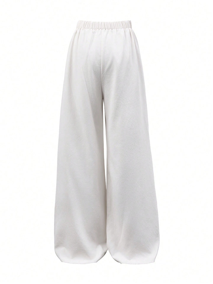 Pantaloni SHEIN, alb