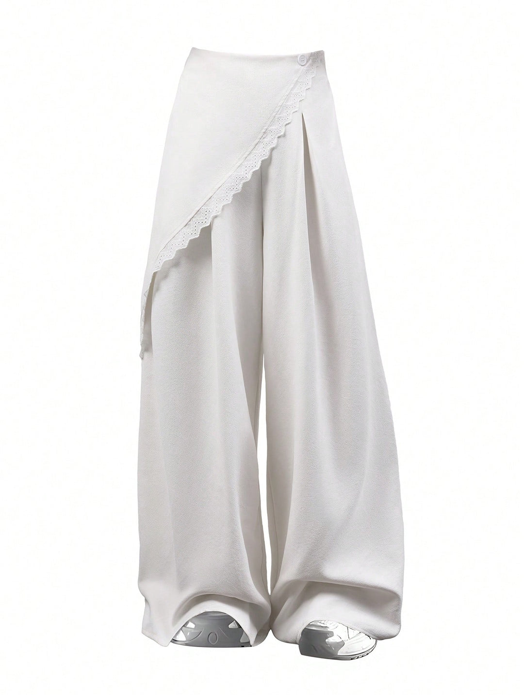 Pantaloni SHEIN, alb