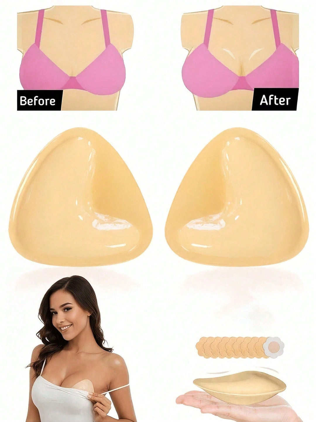 Plasturi pentru sâni SHEIN, mix culori
