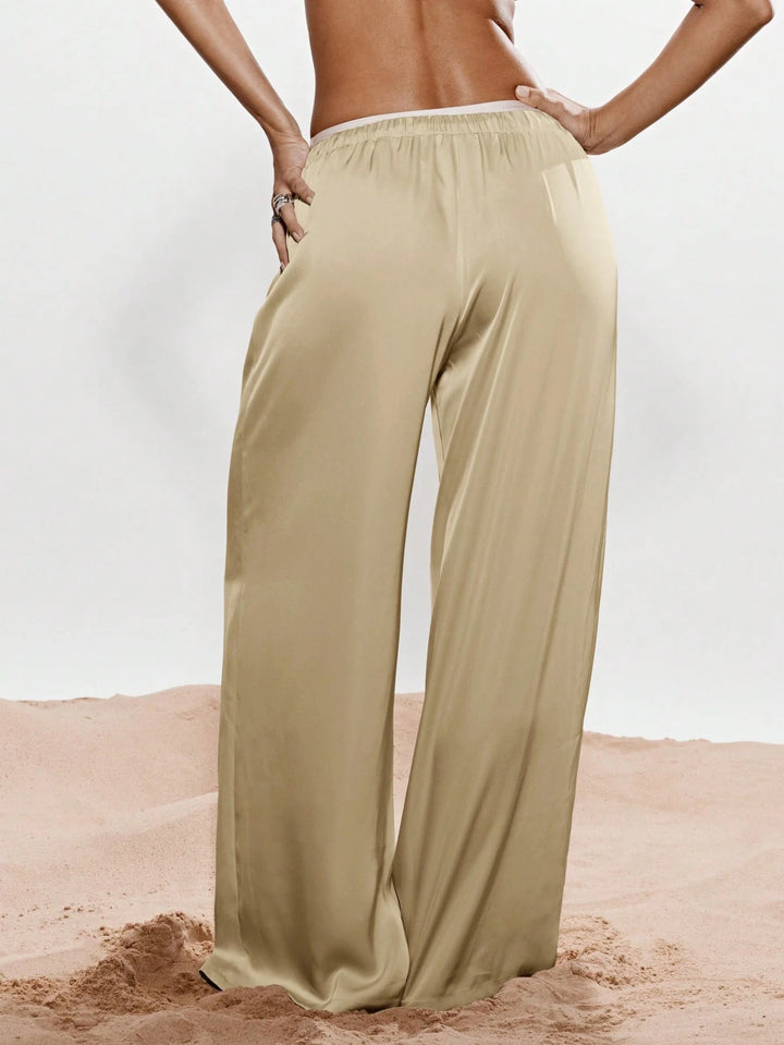 Pantaloni SHEIN, maro